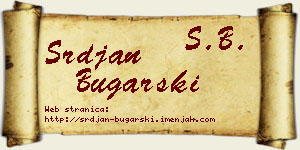 Srđan Bugarski vizit kartica